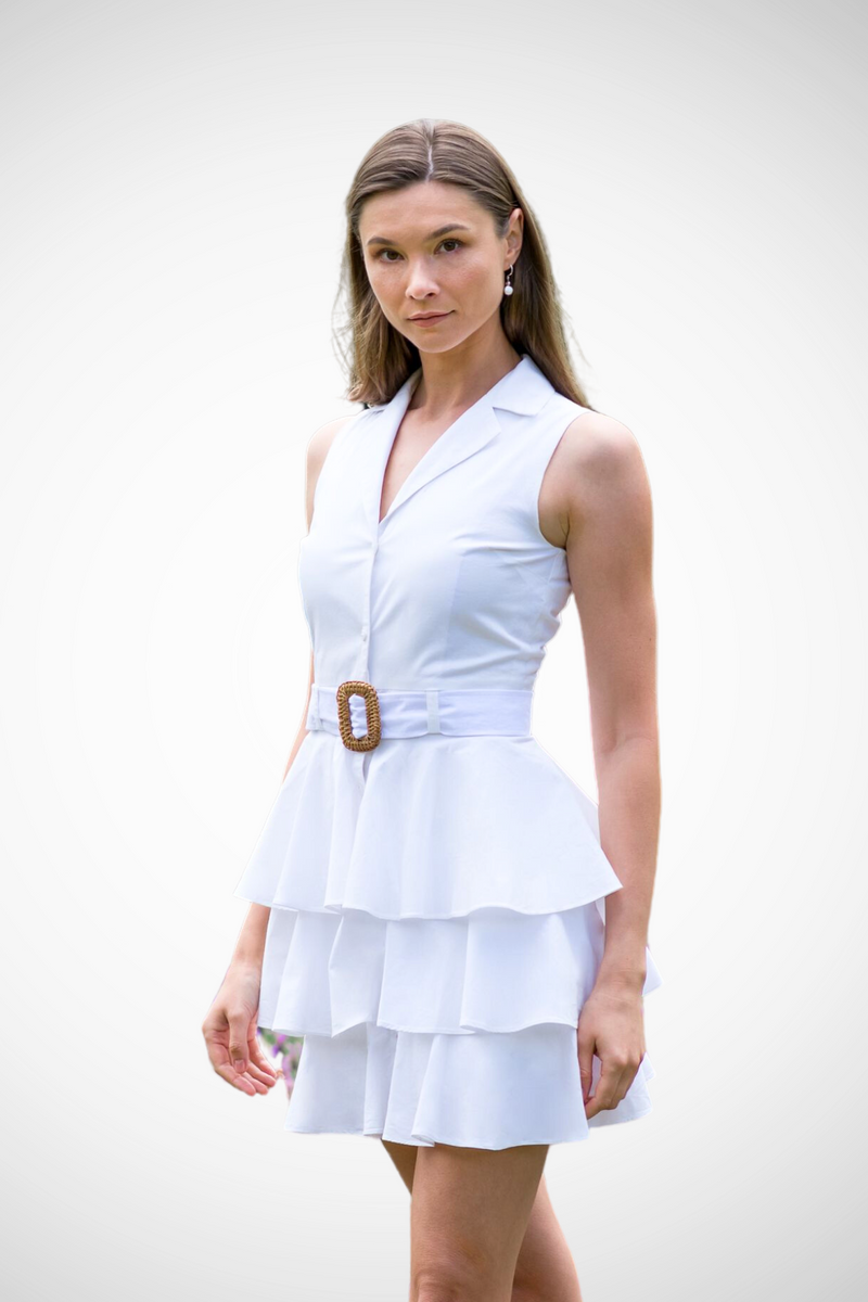 Primrose White Mini Dress